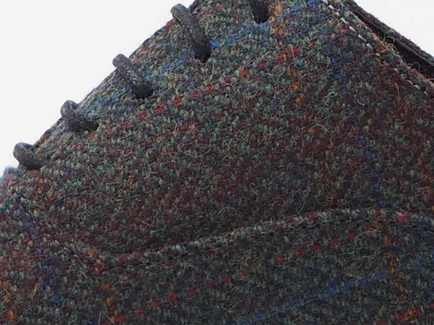 Multicolored Herringbone Men's Dress Shoes + Belt