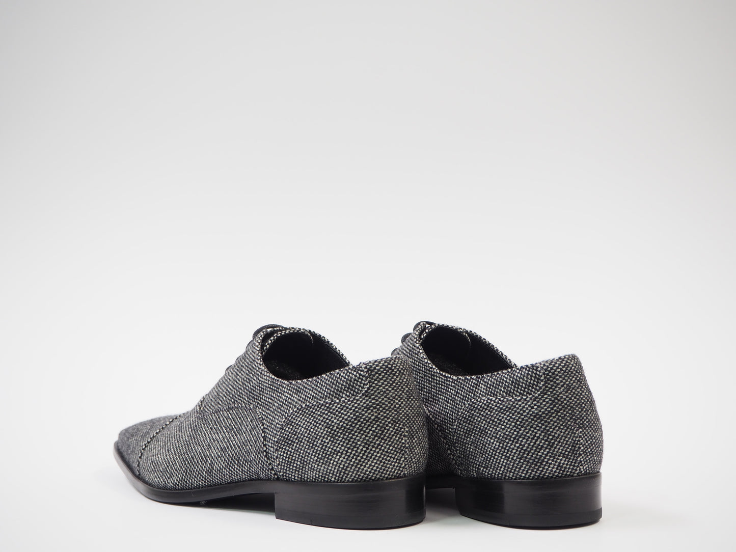 Black & Gray Men's Dress Shoes + Belt