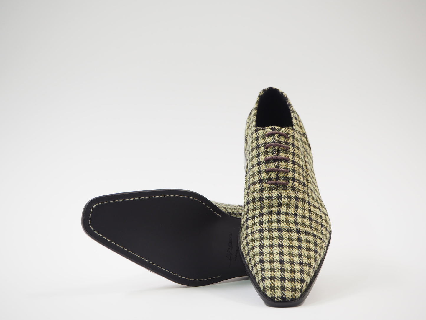 Black & Olive Men's Dress Shoes + Belt