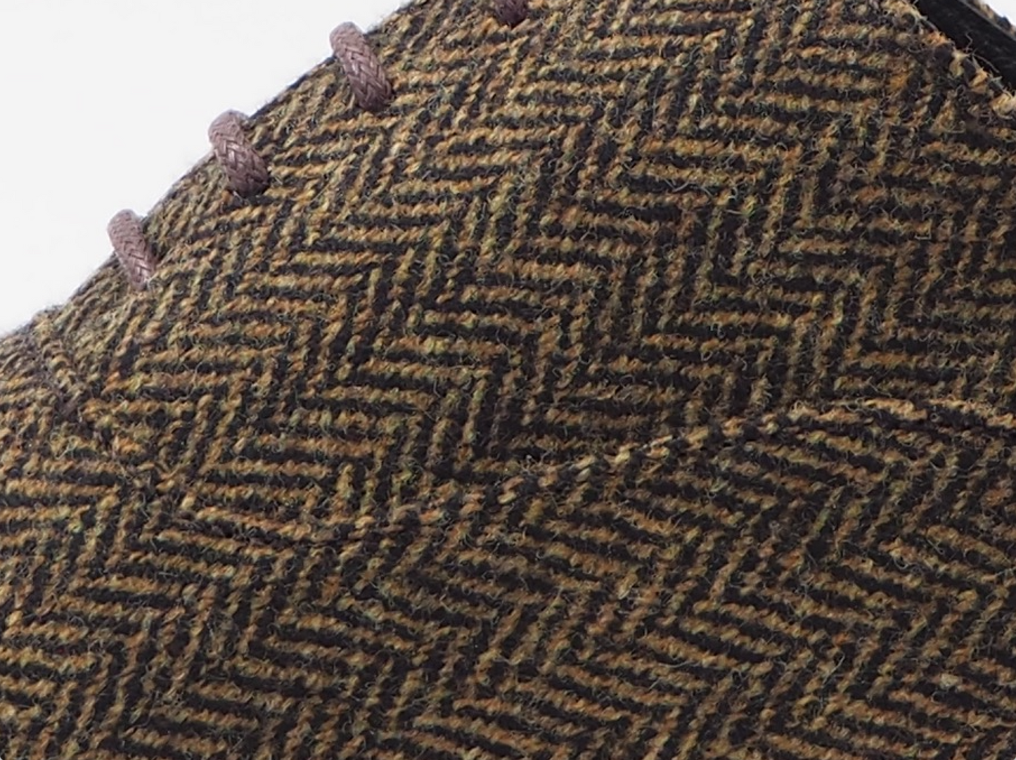 Brown & Black Tweed Men's Dress Shoes + Belt