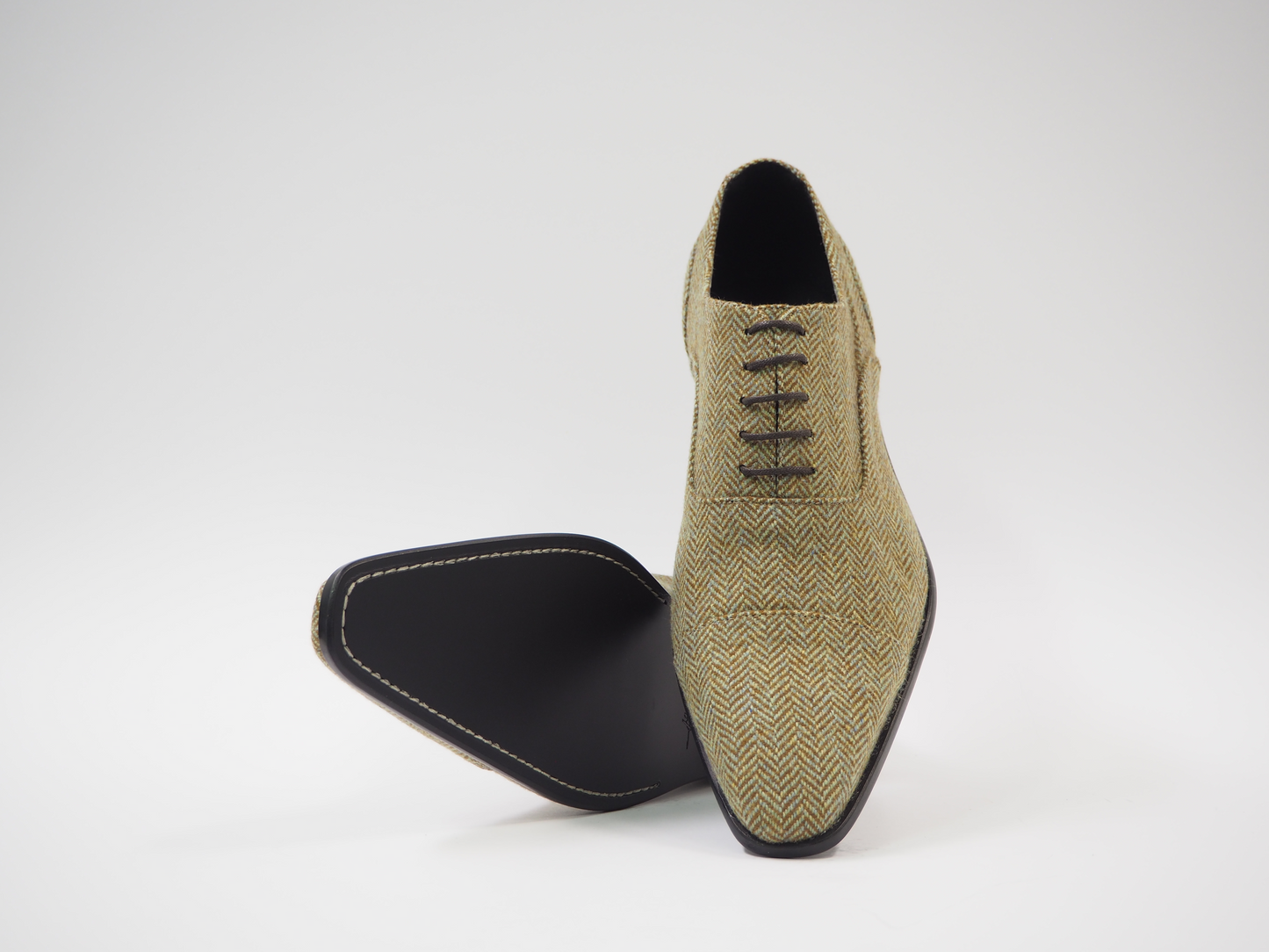 Brown and Olive Men's Dress Shoes + Belt