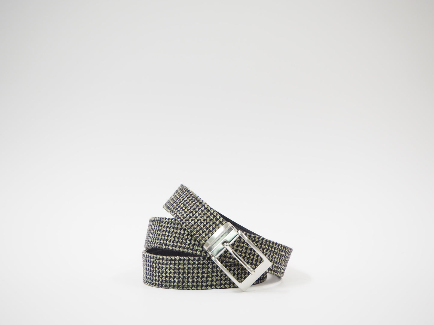 Olive & Black Wool Men's Dress Shoes + Belt