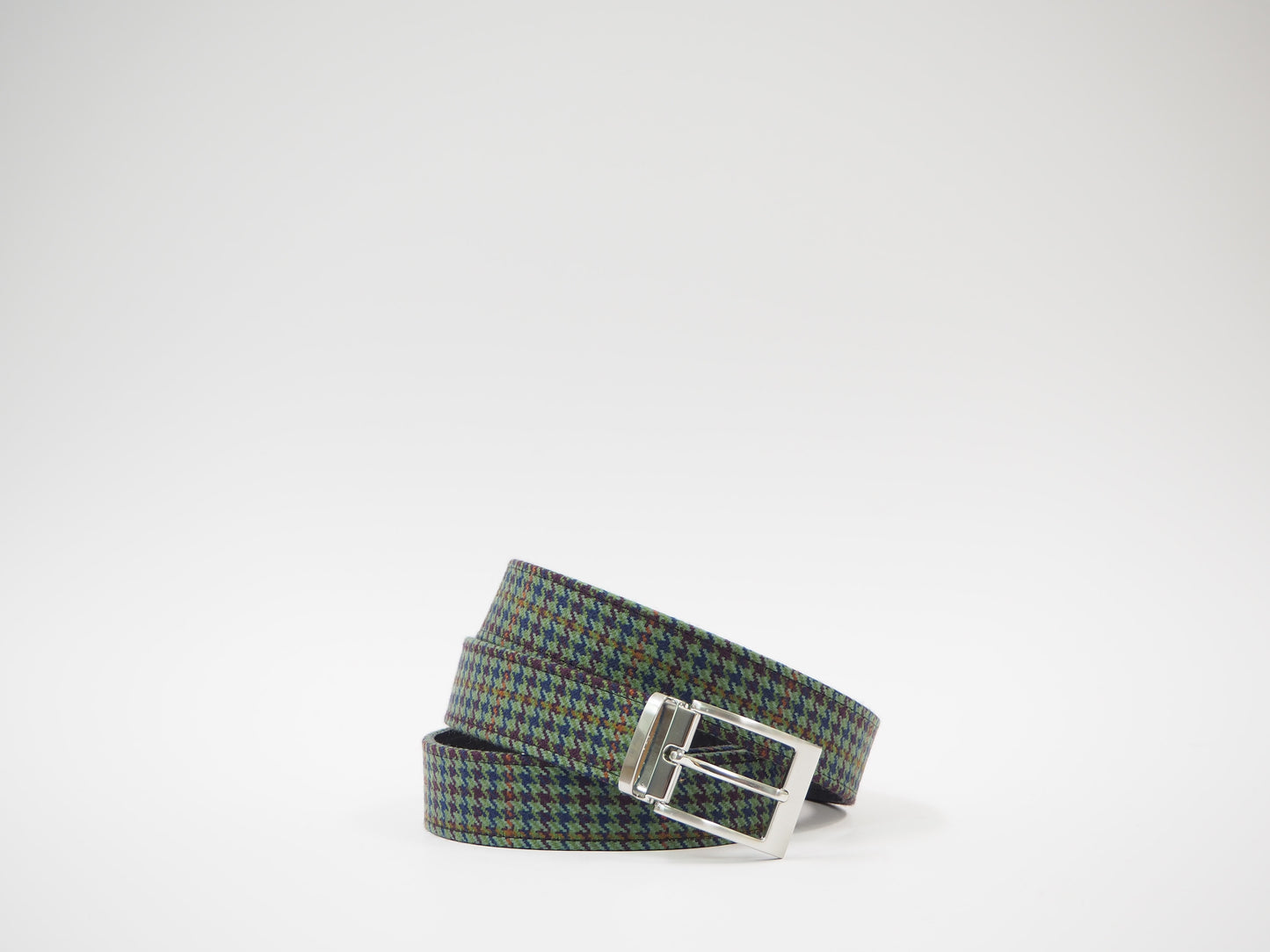 Multicolor Tweed Men's Dress Shoes + Belt