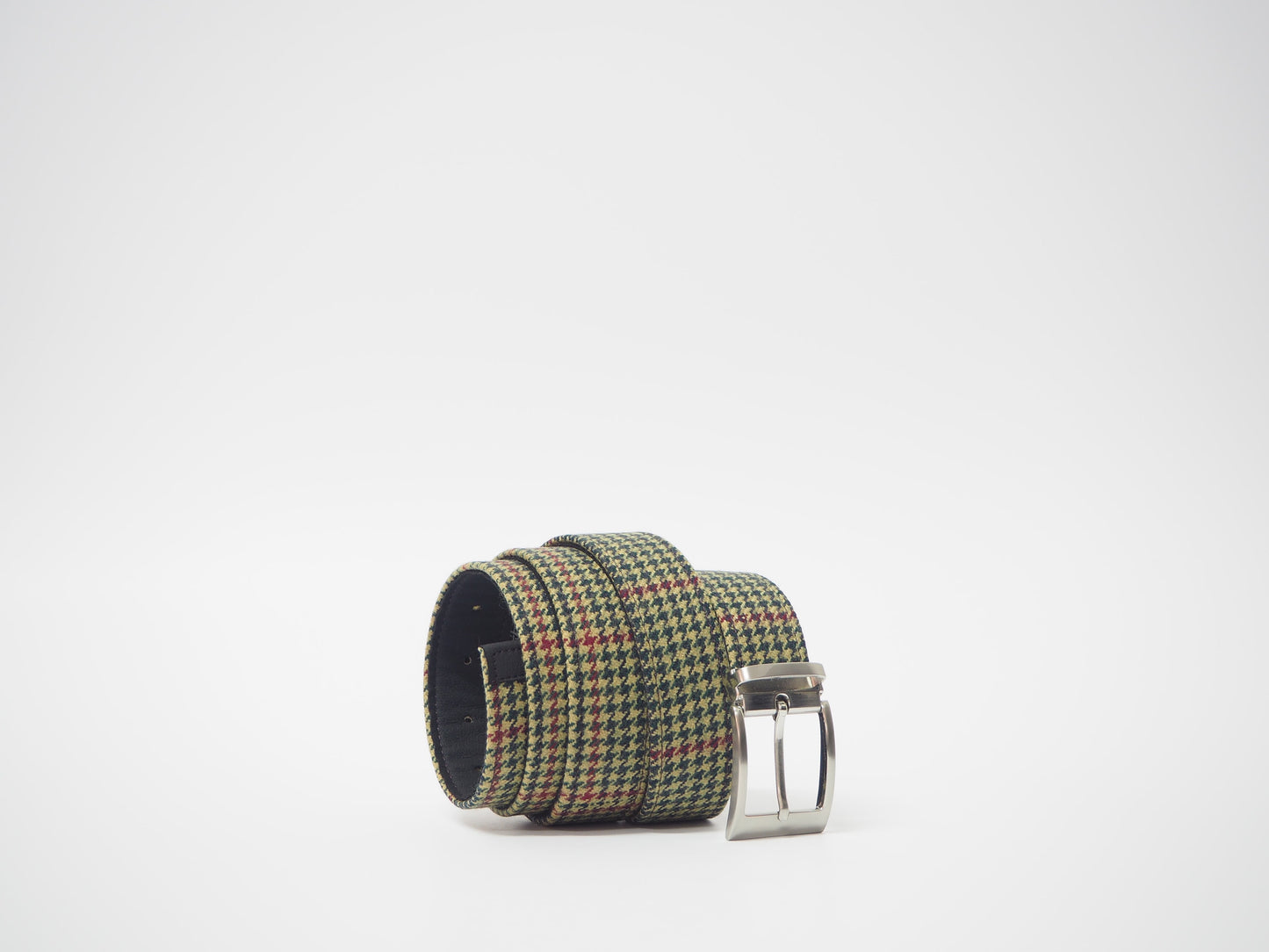 Multicolor Tweed Men's Dress Shoes + Belt