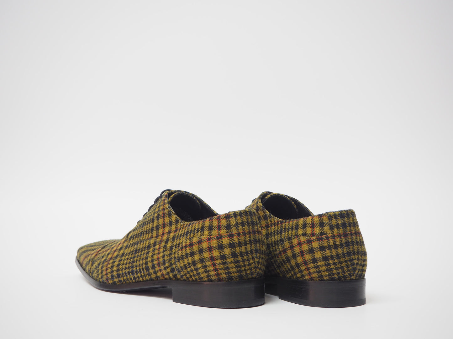 Black & Mustard Men's Dress Shoes + Belt