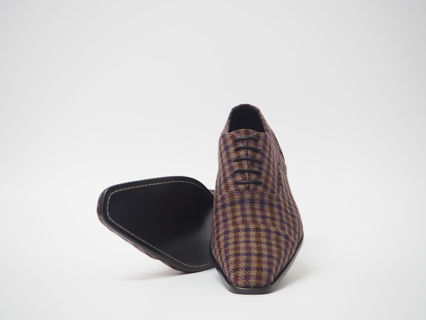 Blue & Lavender Men's Dress Shoes + Belt