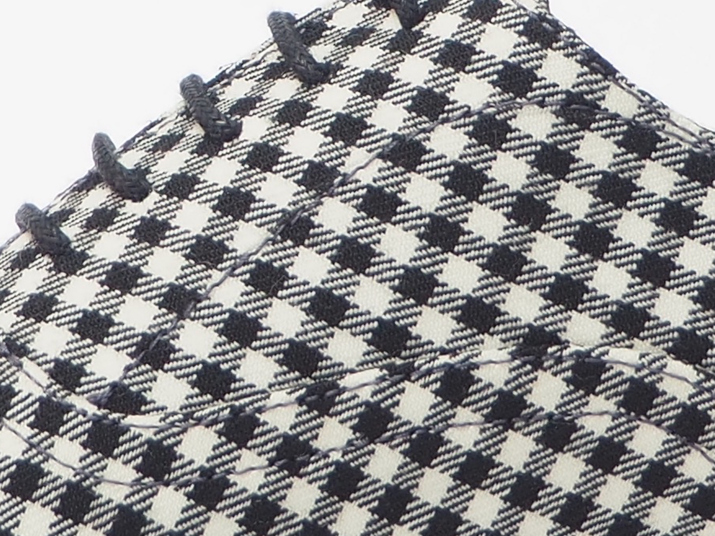 Black & White Tartan Men's Dress Shoes + Belt