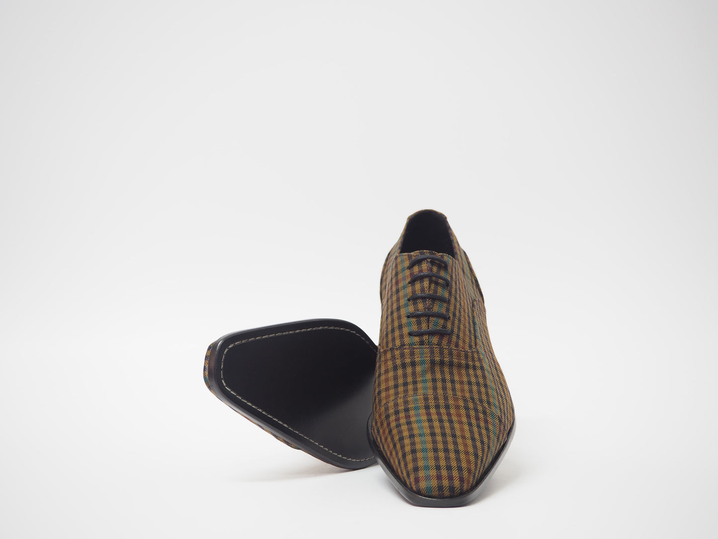 Brown & Blue Men's Dress Shoes + Belt