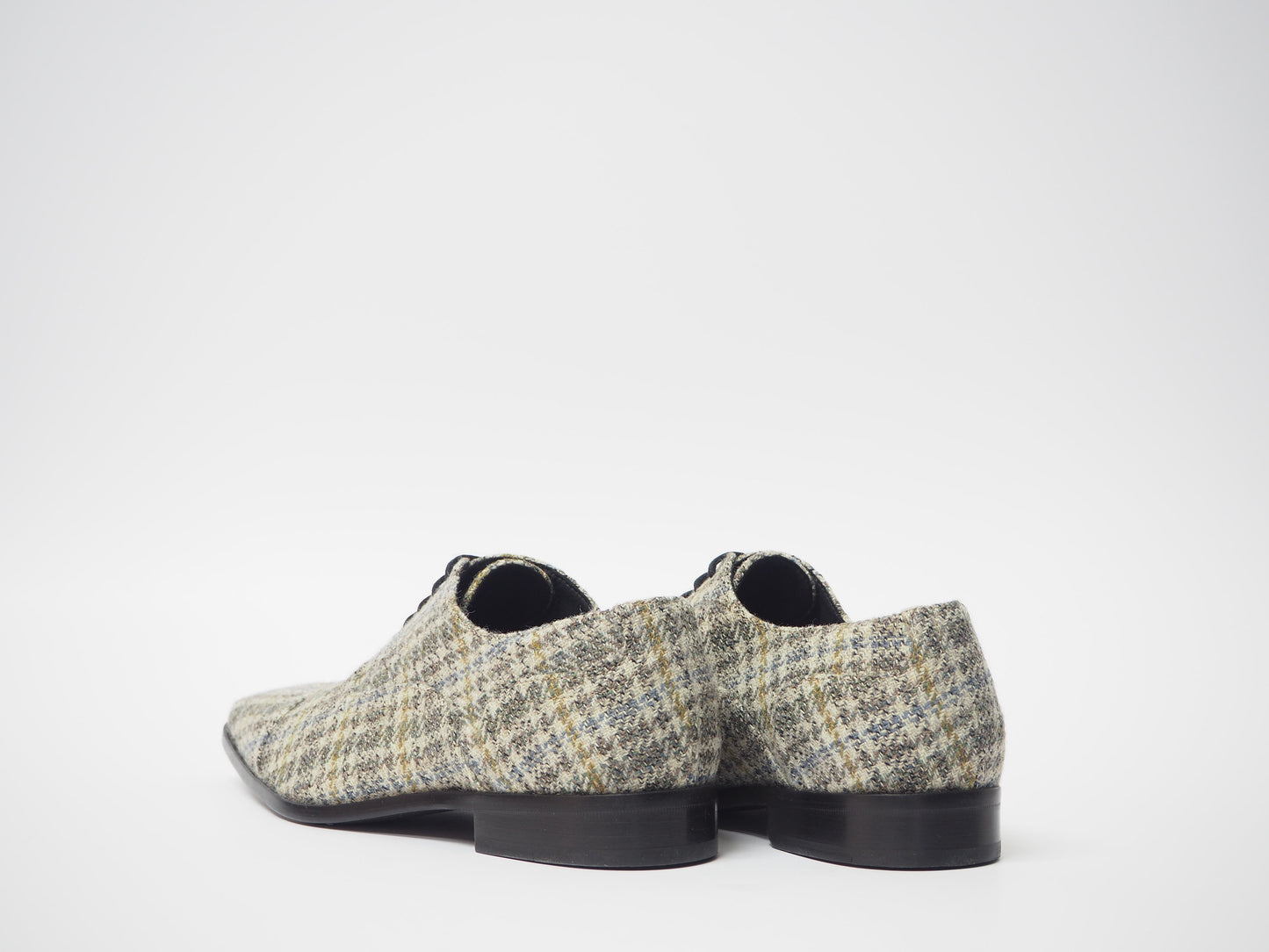 Gray & Blue Men's Dress Shoes + Belt