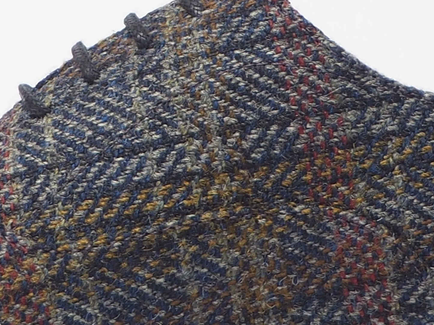 Blue Multicolor Men's Dress Shoes + Belt