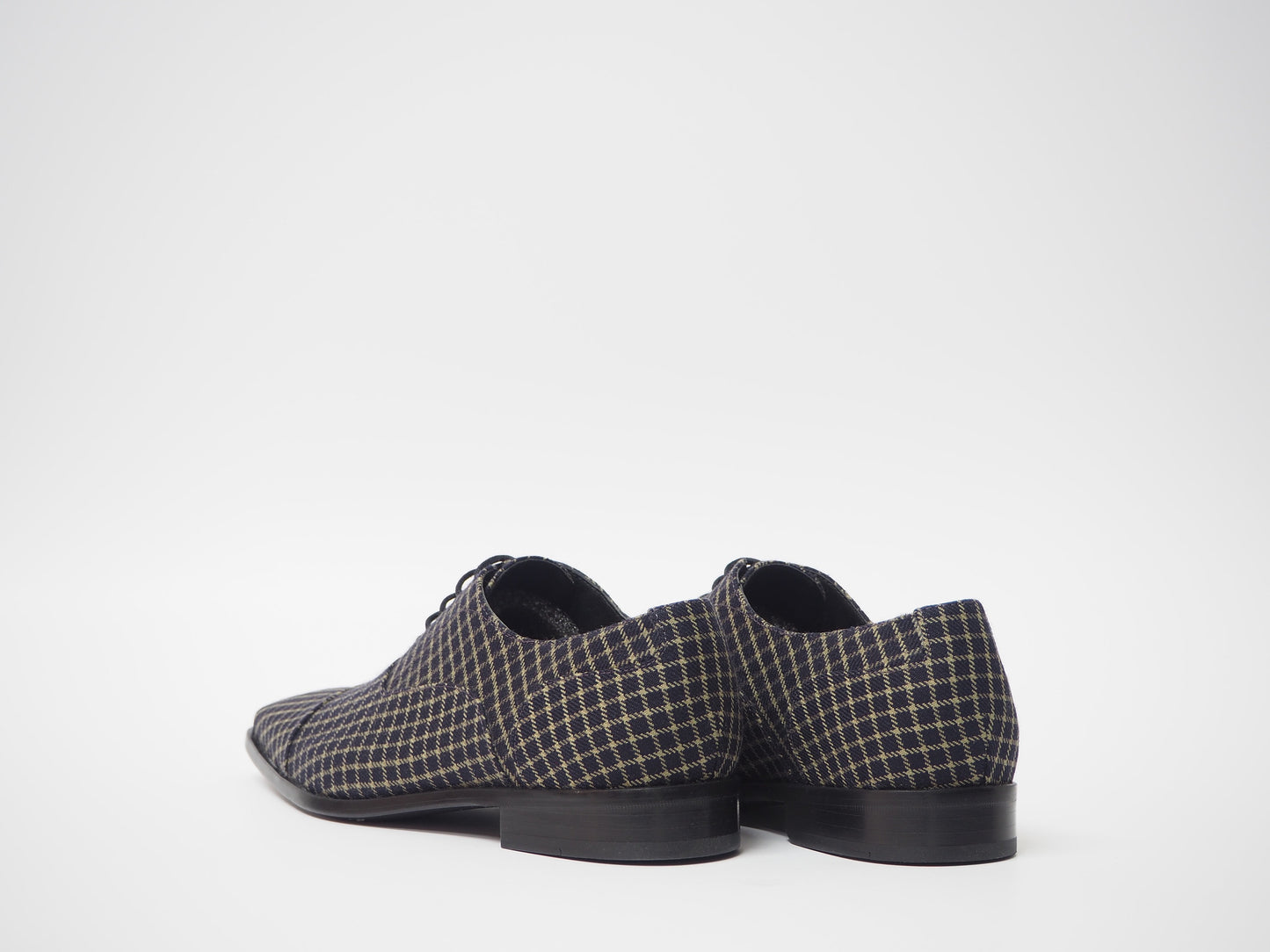 Dark Blue & Olive Men's Dress Shoes + Belt