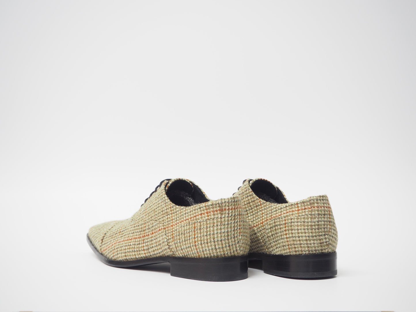 Brown & Orange Men's Dress Shoes + Belt