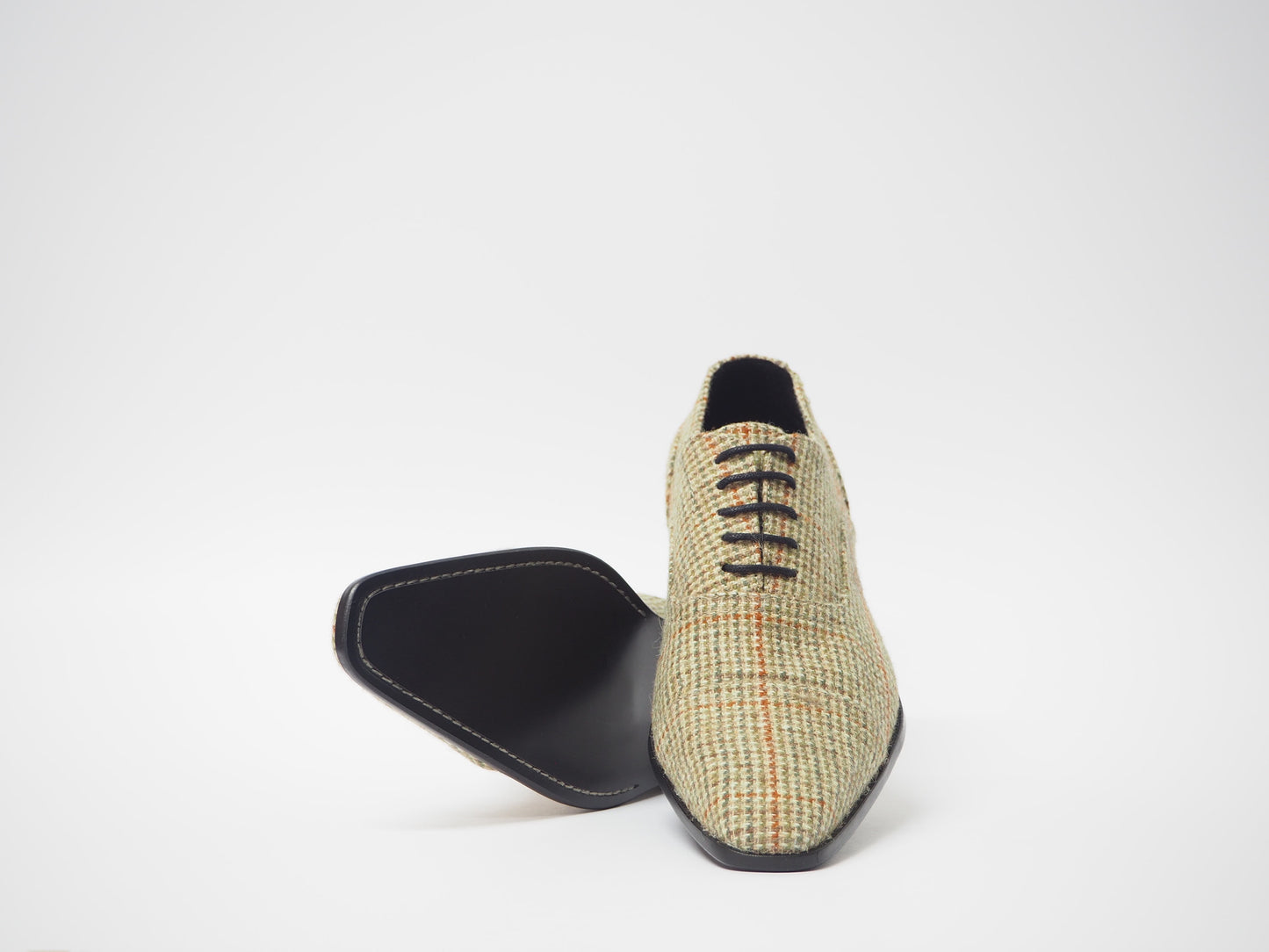 Brown & Orange Men's Dress Shoes + Belt