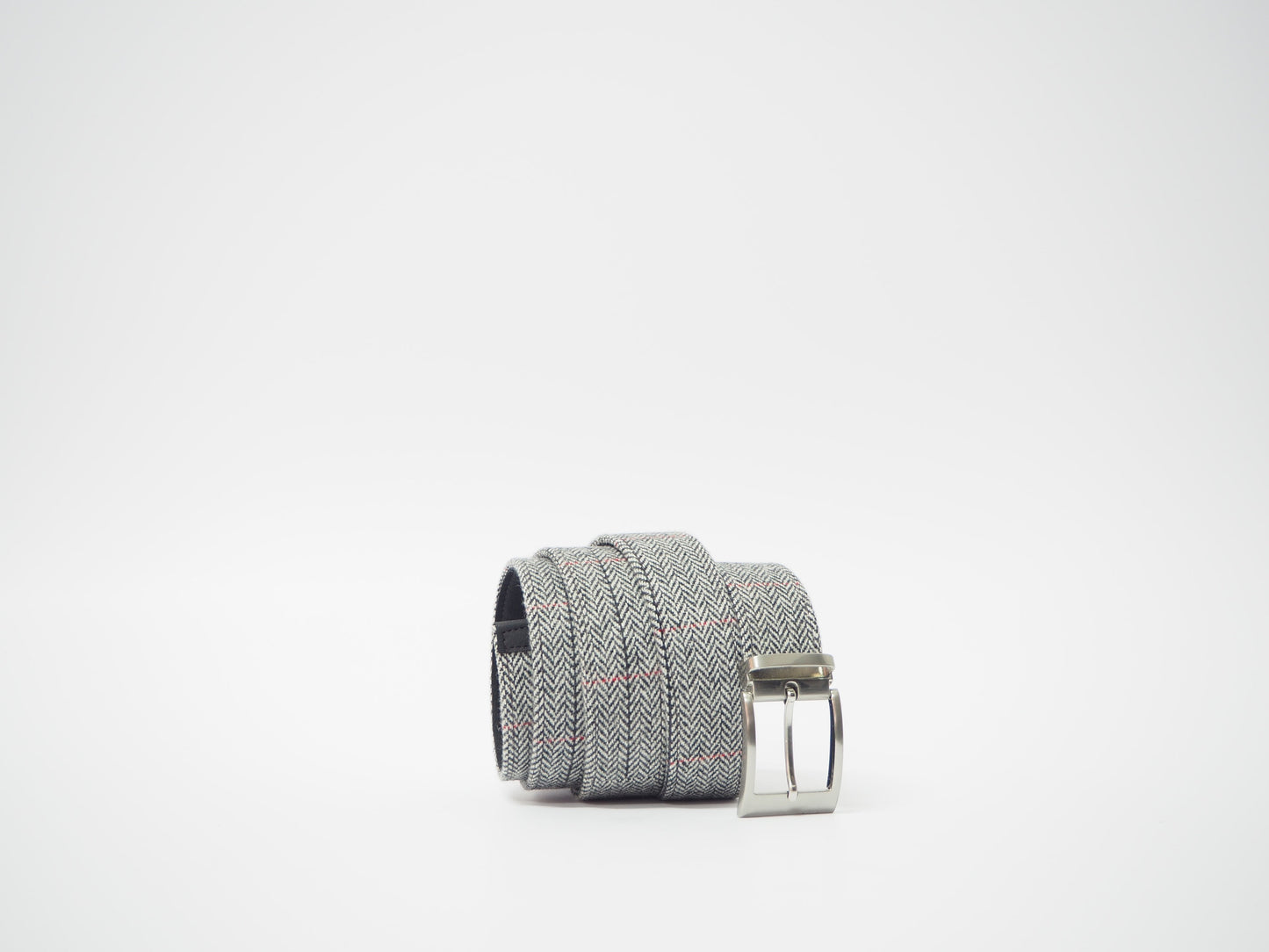 Gray & Red Men's Dress Shoes + Belt