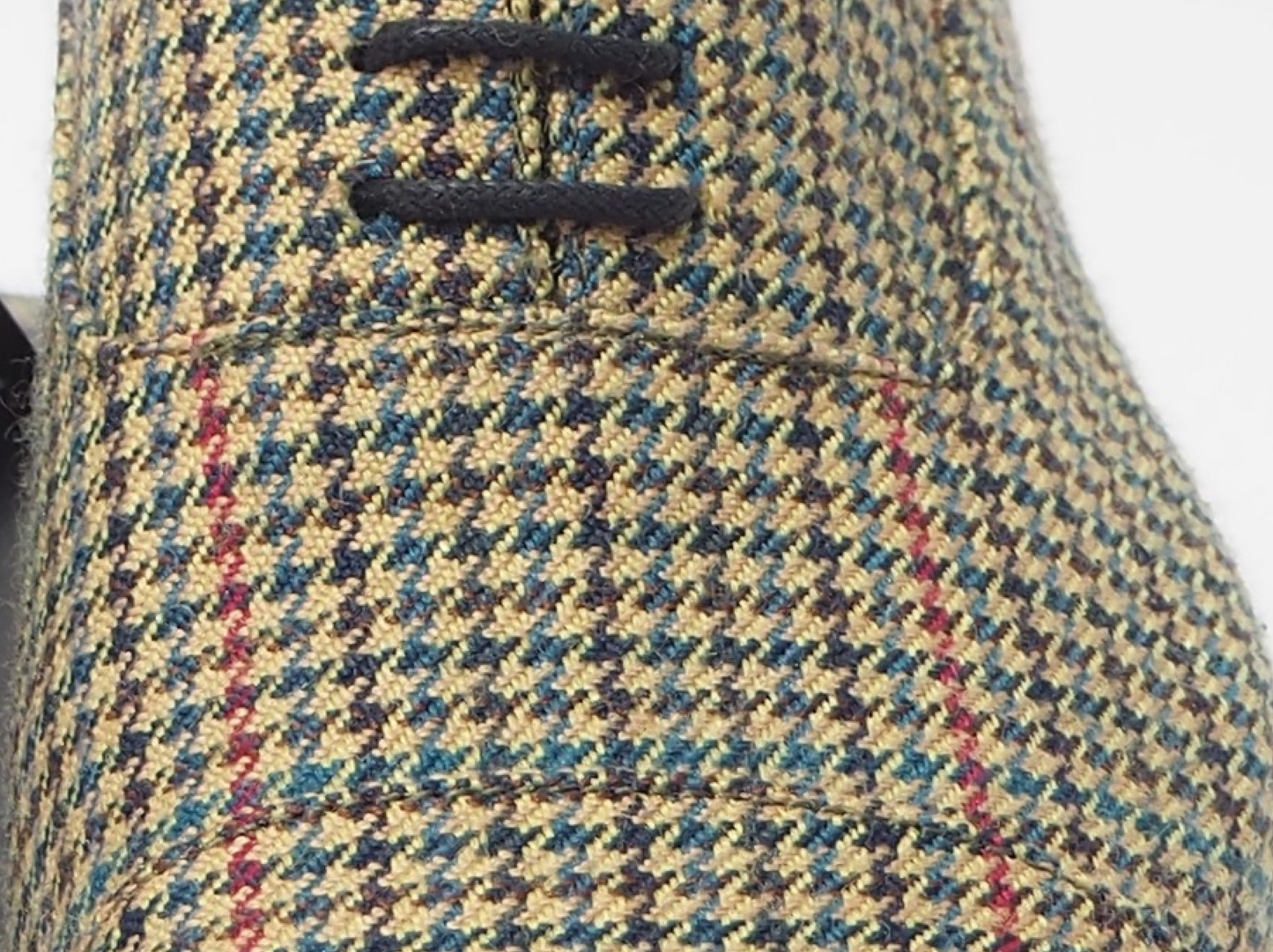 Multicolored Tweed Men's Dress Shoes + Belt