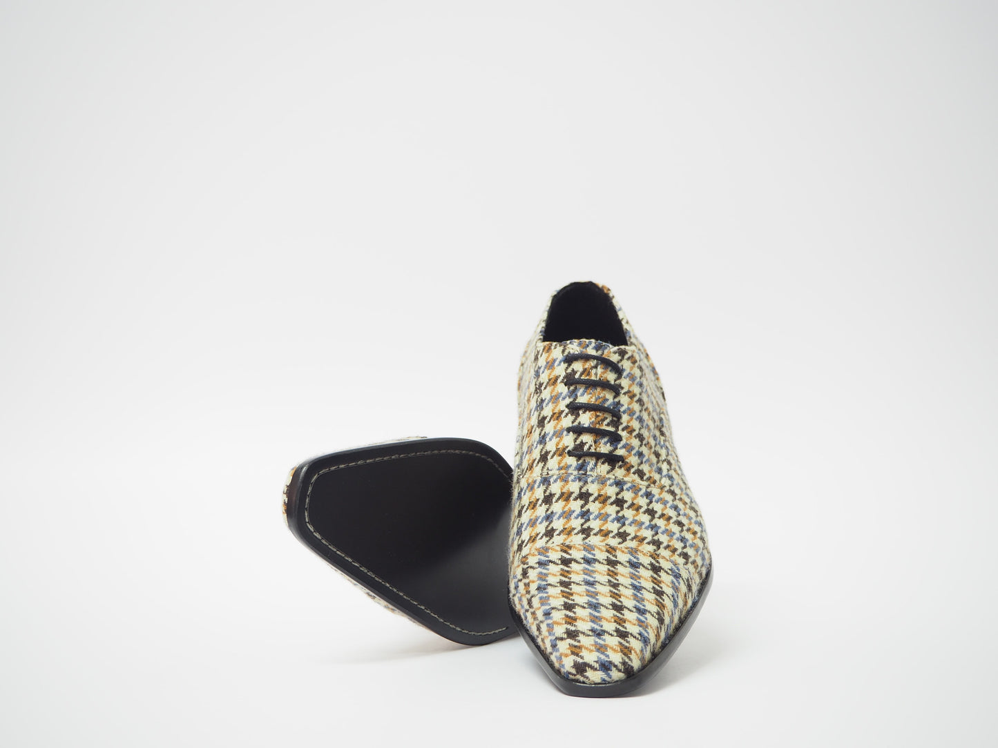 Brown and Blue Men's Dress Shoes + Belt