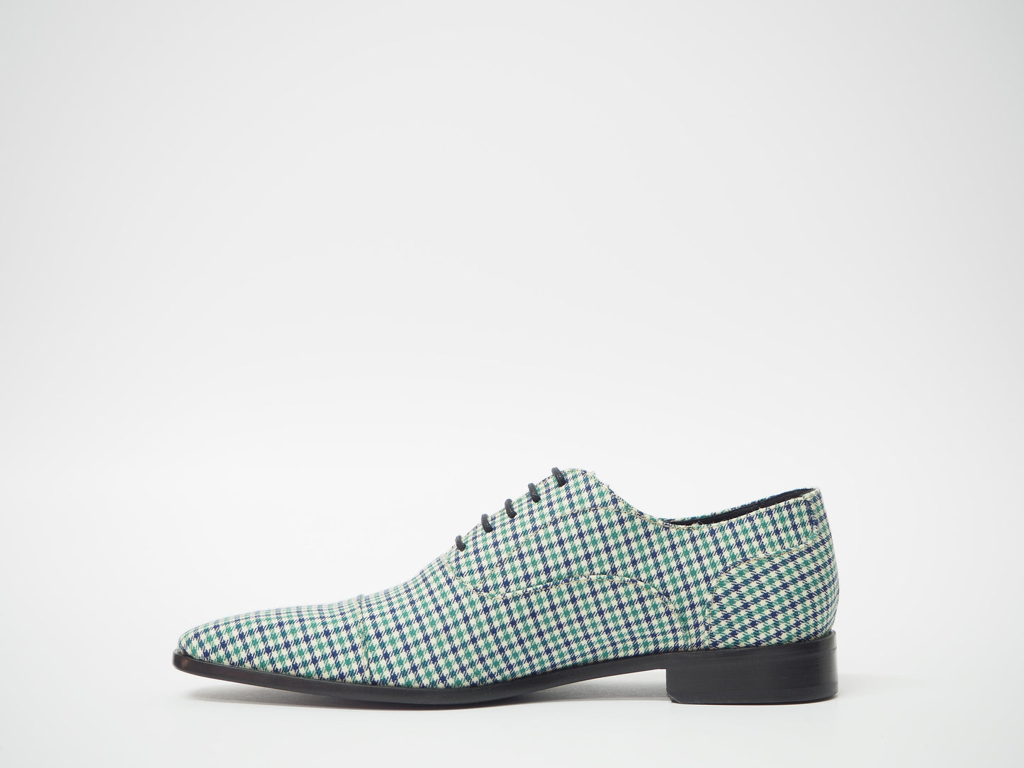 Turquoise & Blue Men's Dress Shoes + Belt