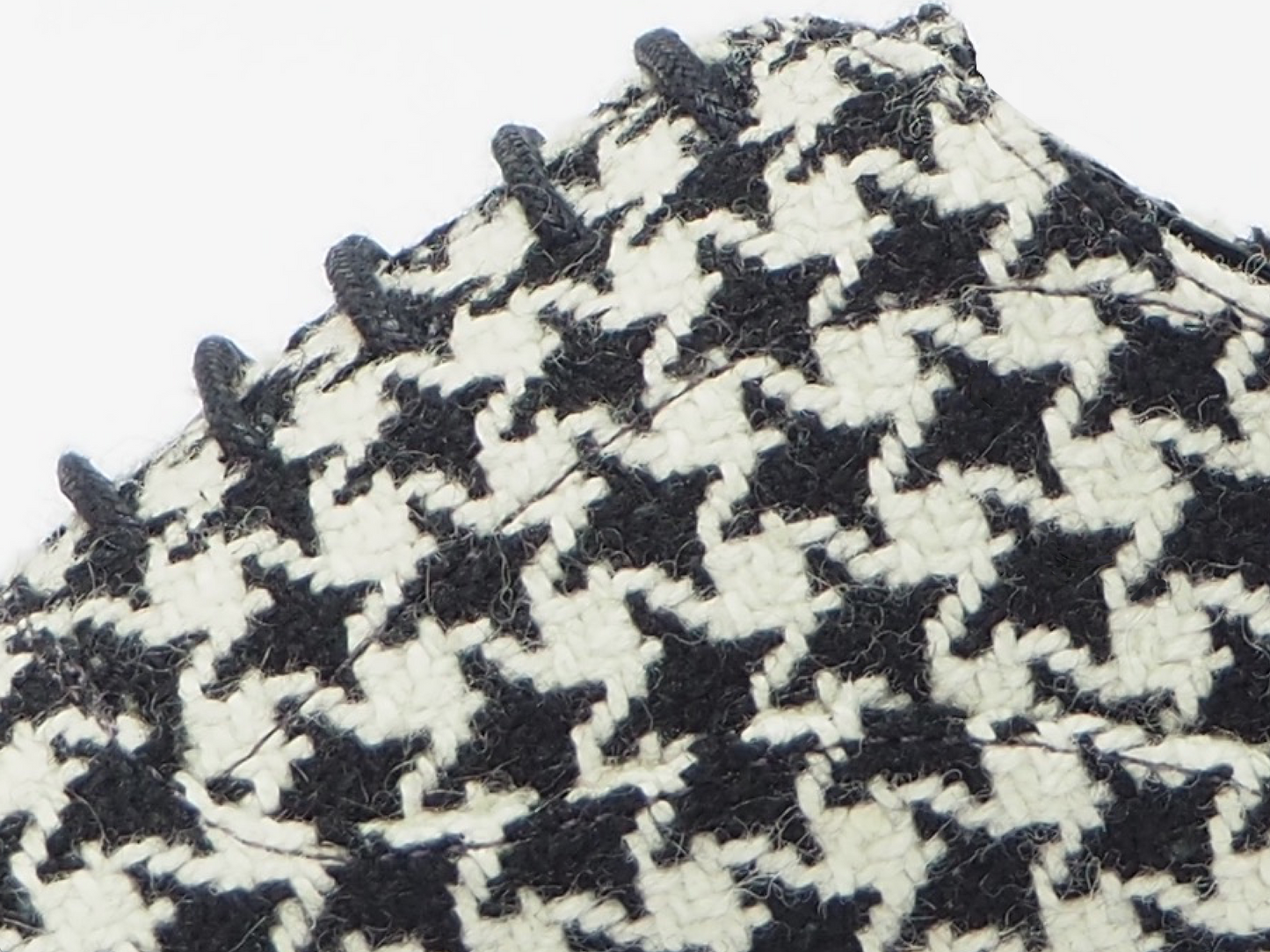 Black & White Tweed Men's Dress Shoes + Belt