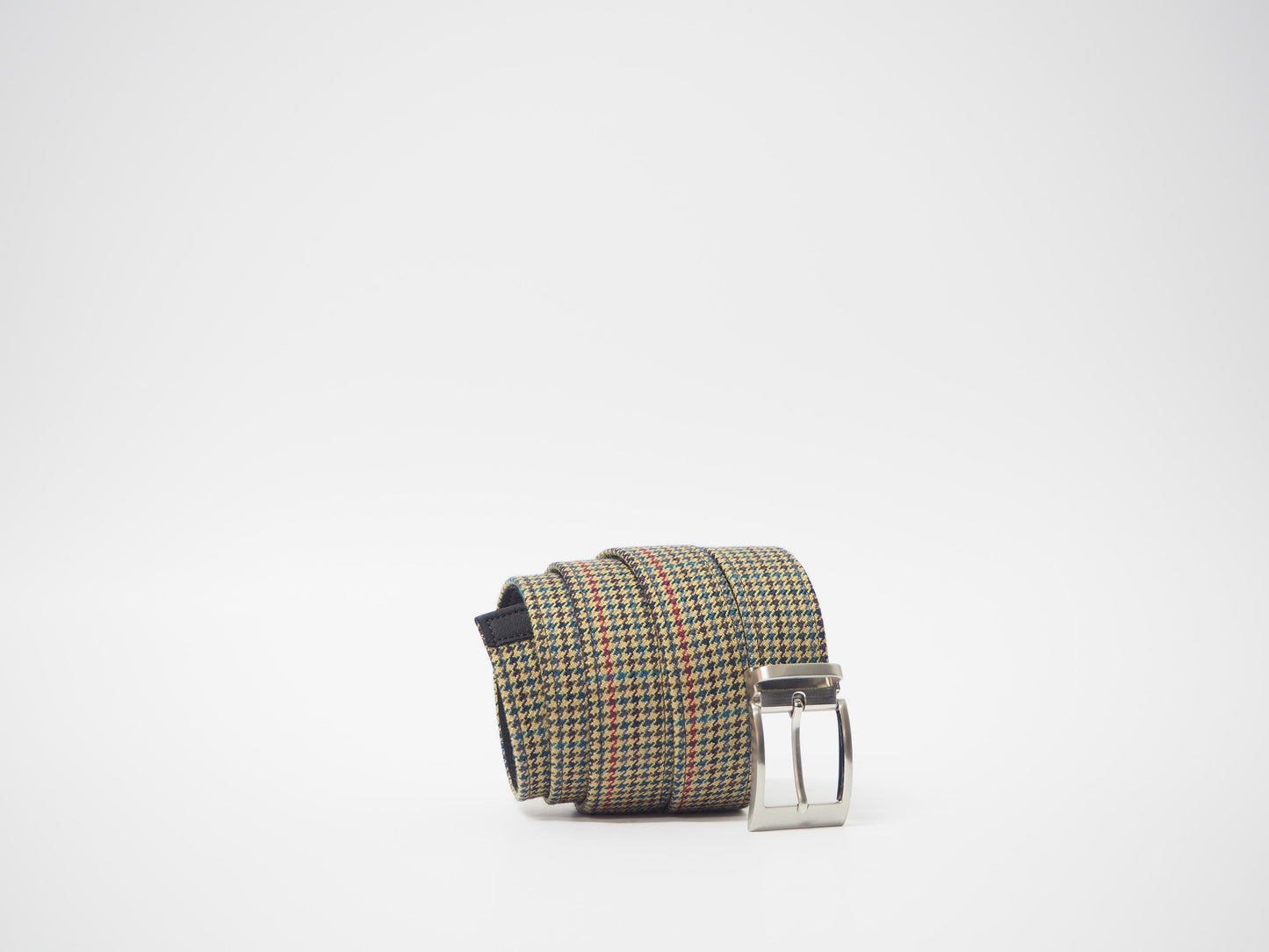 Multicolored Tweed Men's Dress Shoes + Belt