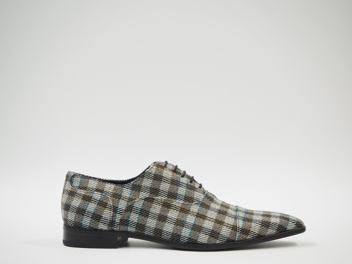 Light & Dark Gray Men's Dress Shoes + Belt