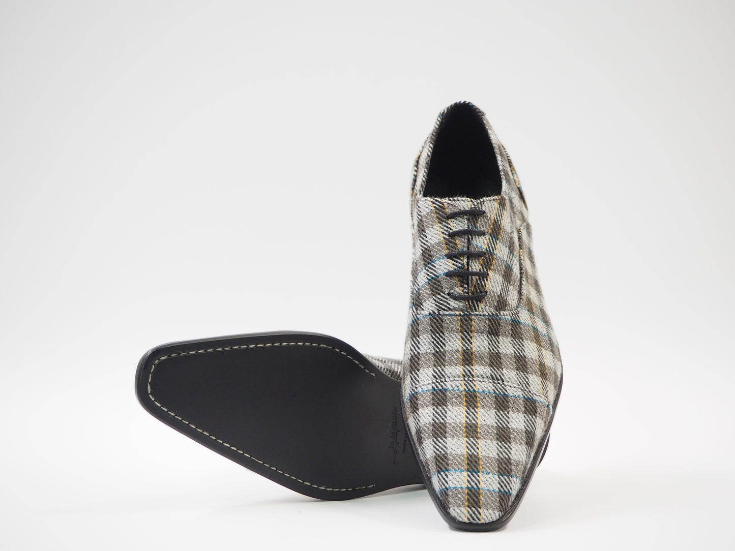 Light & Dark Gray Men's Dress Shoes + Belt