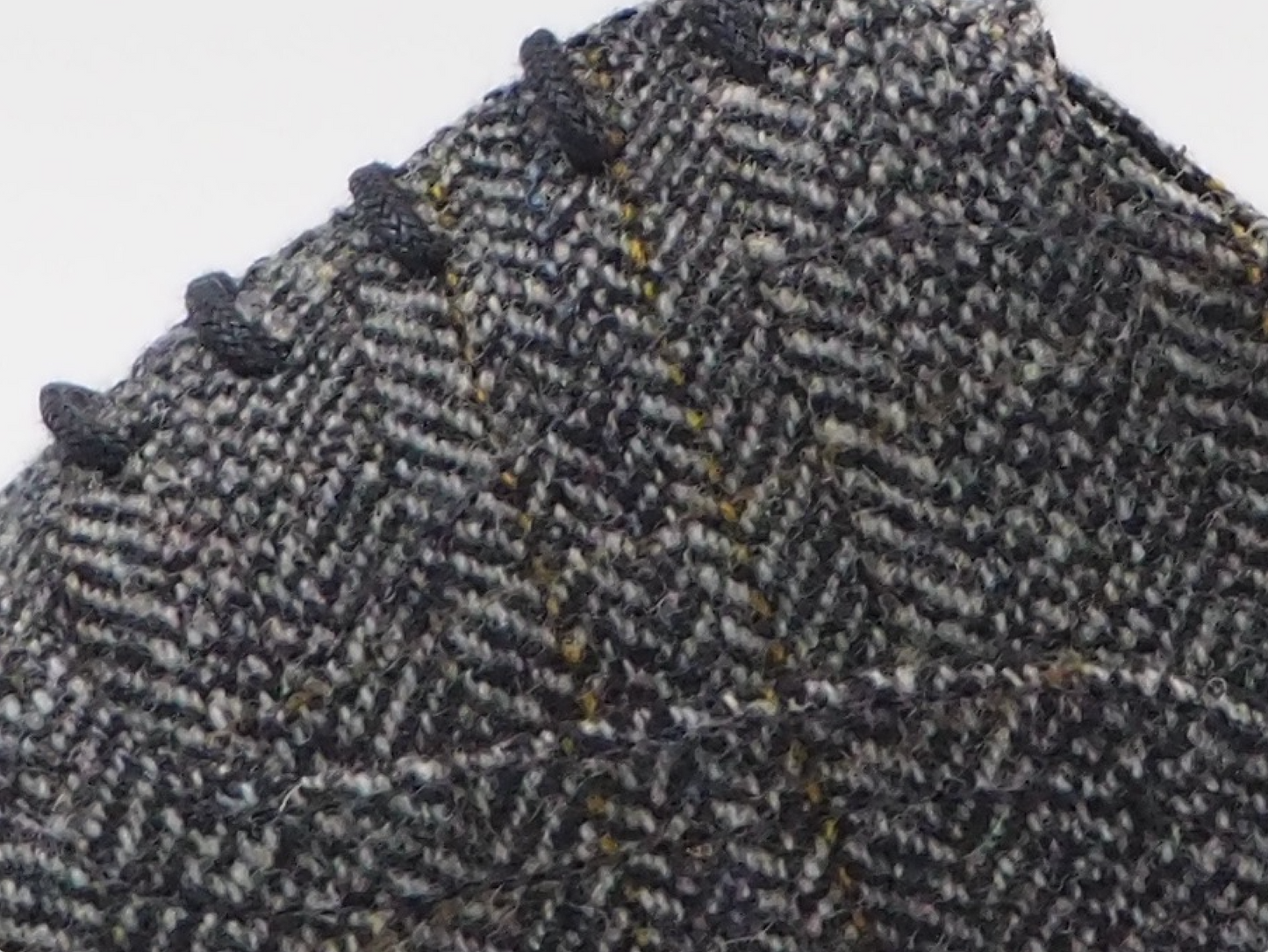 Classical Gray Tweed Men's Dress Shoes + Belt