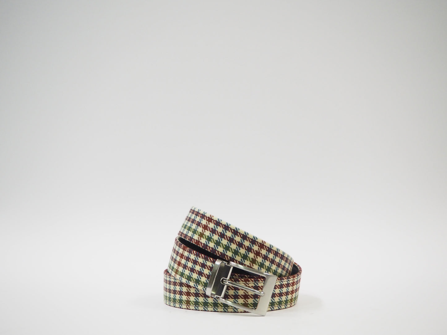 Multicolor Tweed Men's Dress Shoes + Belt