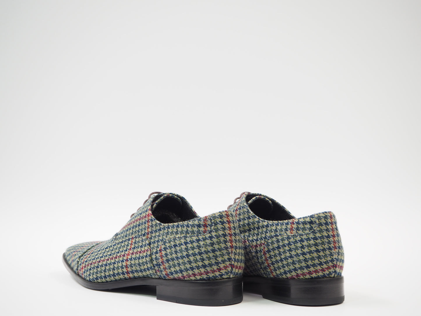 Blue & Green Men's Dress Shoes + Belt