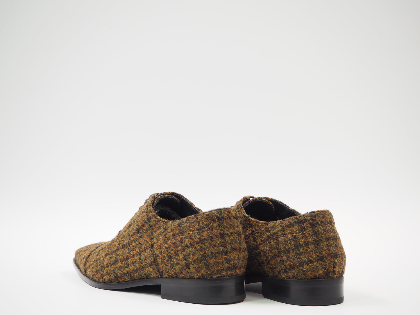 Brown Tweed Men's Dress Shoes + Belt