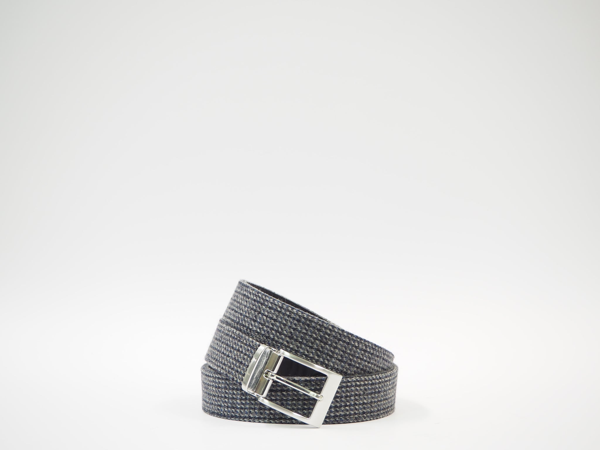 Size 43 - Blue & Gray Tweed Oxford + Belt