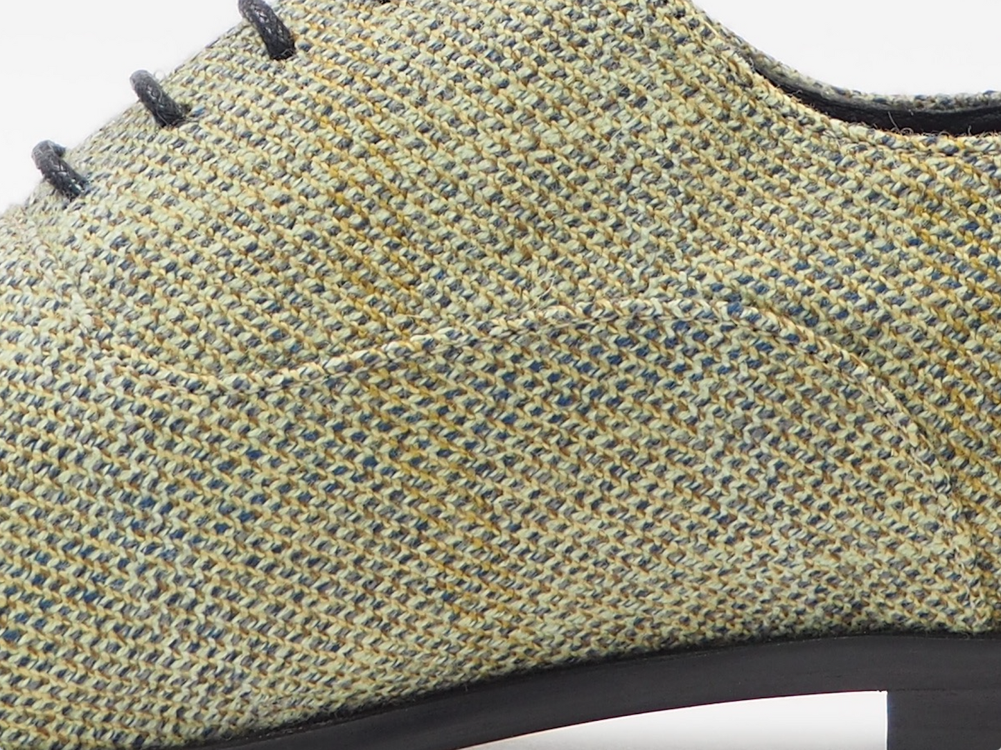 Gold & Olive Tweed Men's Dress Shoes + Belt