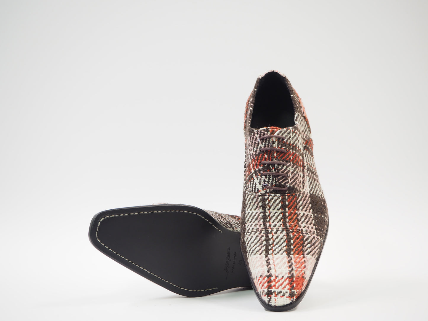 Brown & Red Men's Dress Shoes