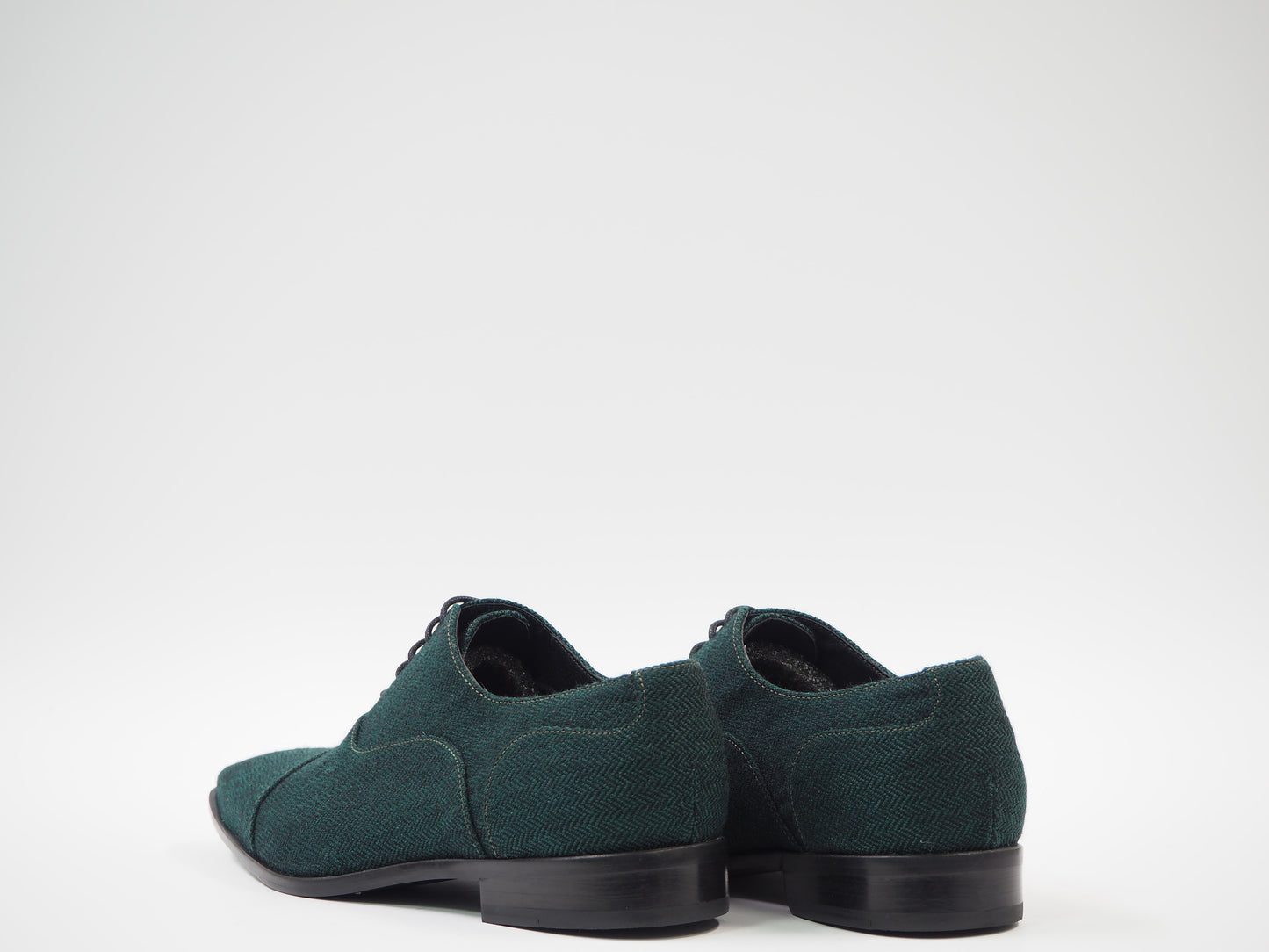 Black & Green Men's Dress Shoes + Belt