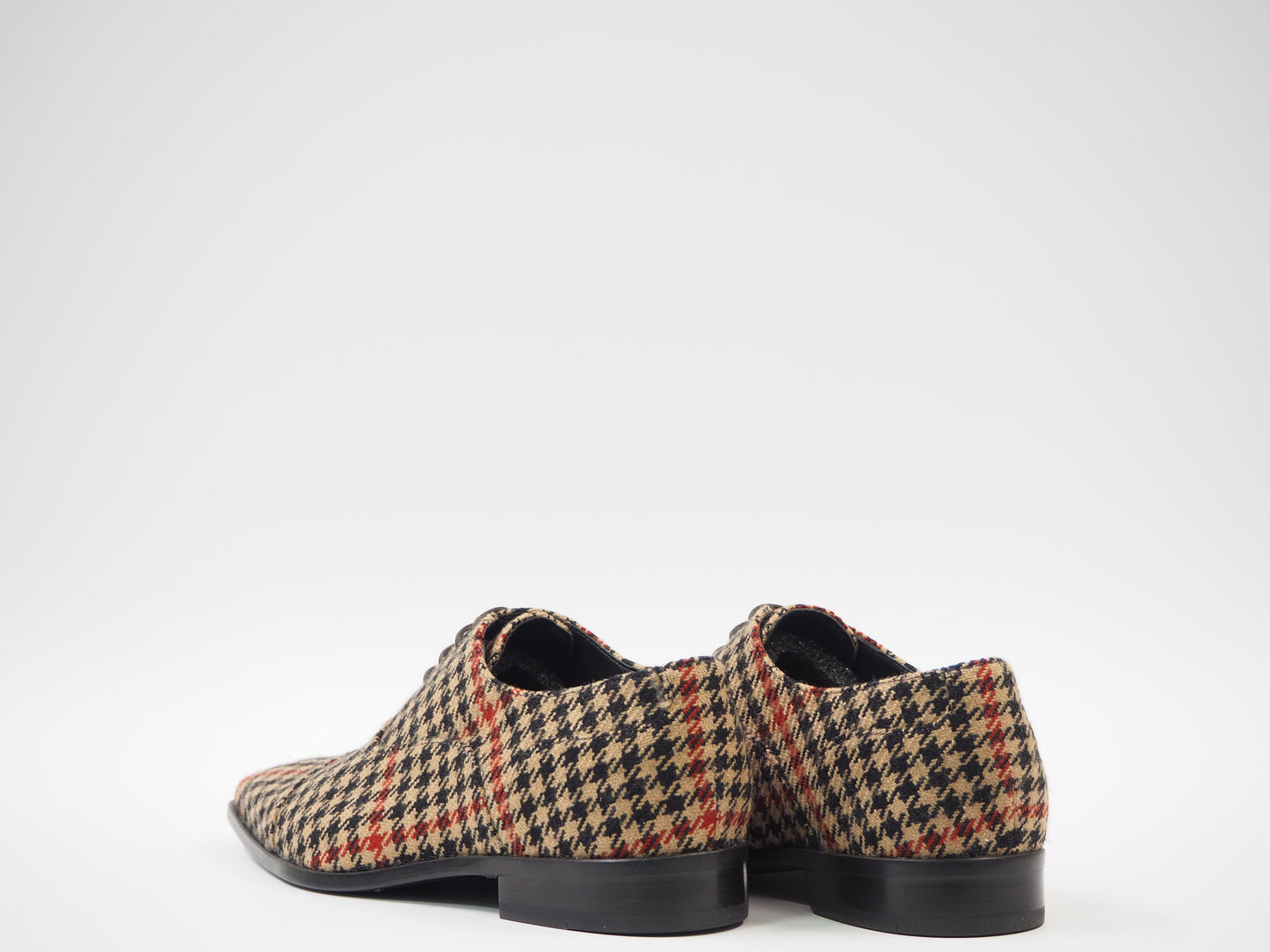 Black & Red Men's Dress Shoes + Belt