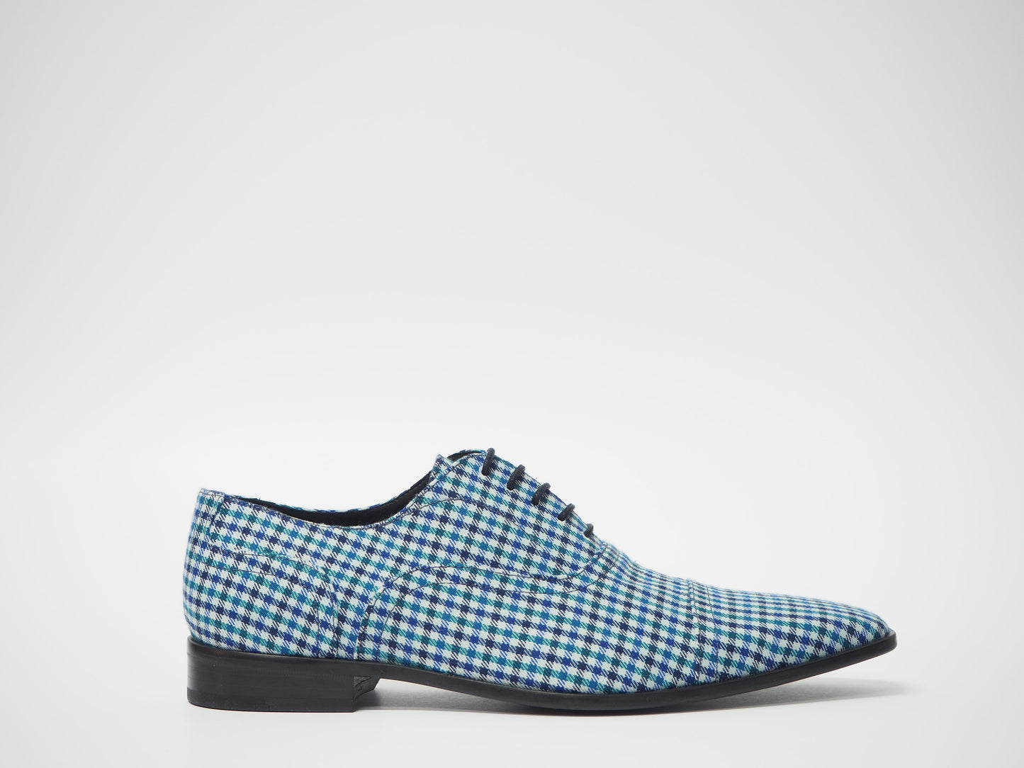 White & Blue Men's Dress Shoes + Belt