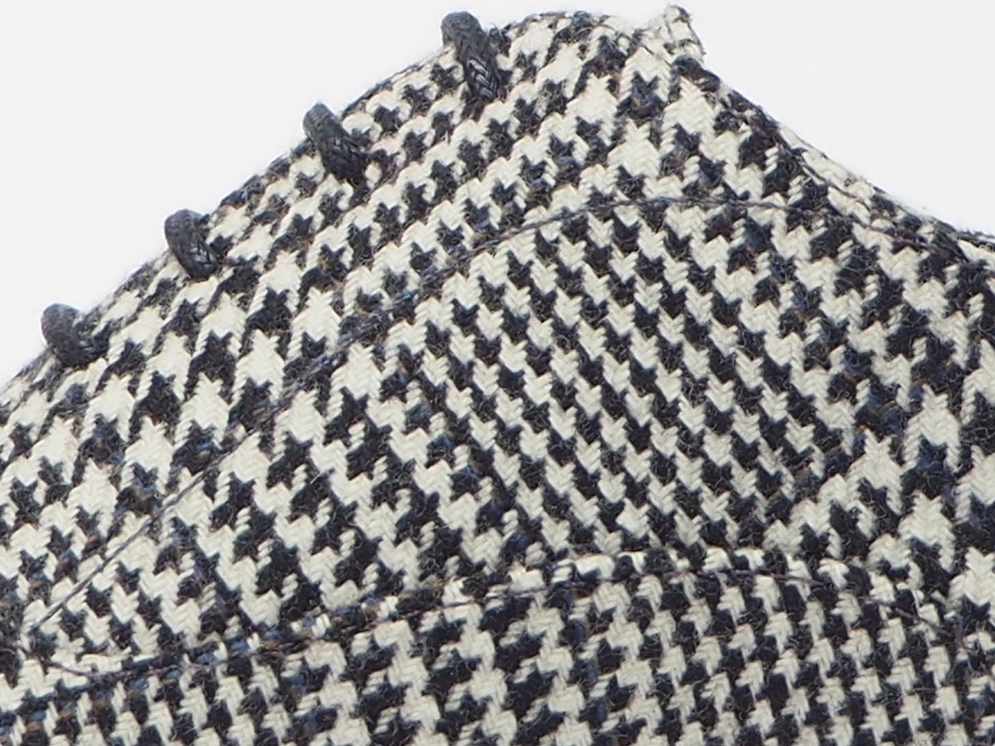 White & Black Tweed Men's Dress Shoes + Belt