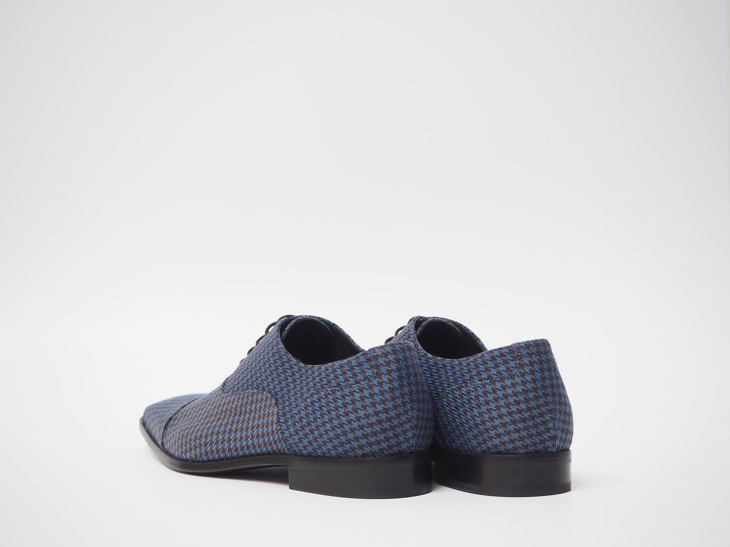 Blue & Violet Men's Dress Shoes + Belt