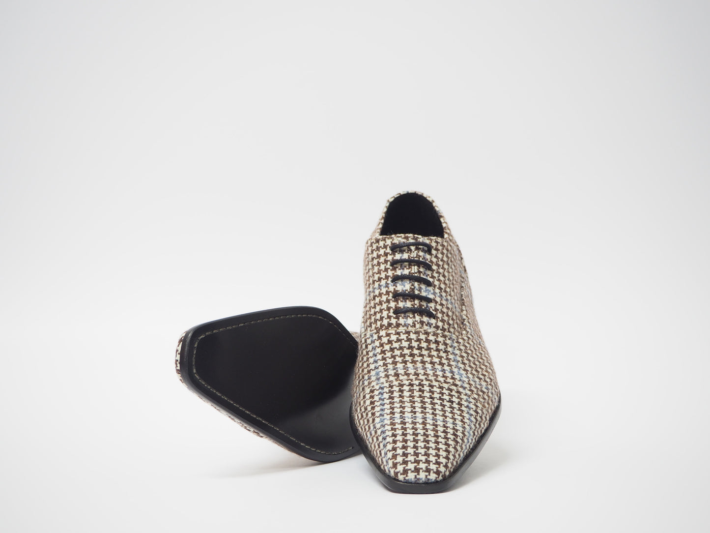 Brown & Blue Men's Dress Shoes + Belt