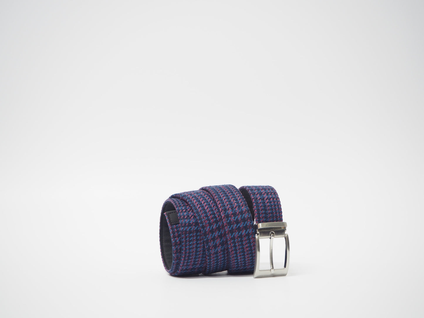 Maroon & Blue Men's Dress Shoes + Belt