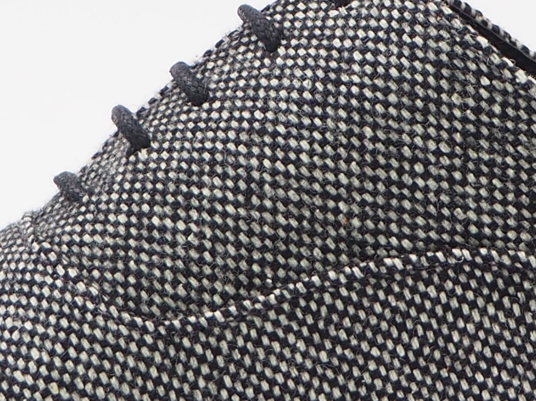 Size 41 - Gray & Black Tweed Oxford + Belt
