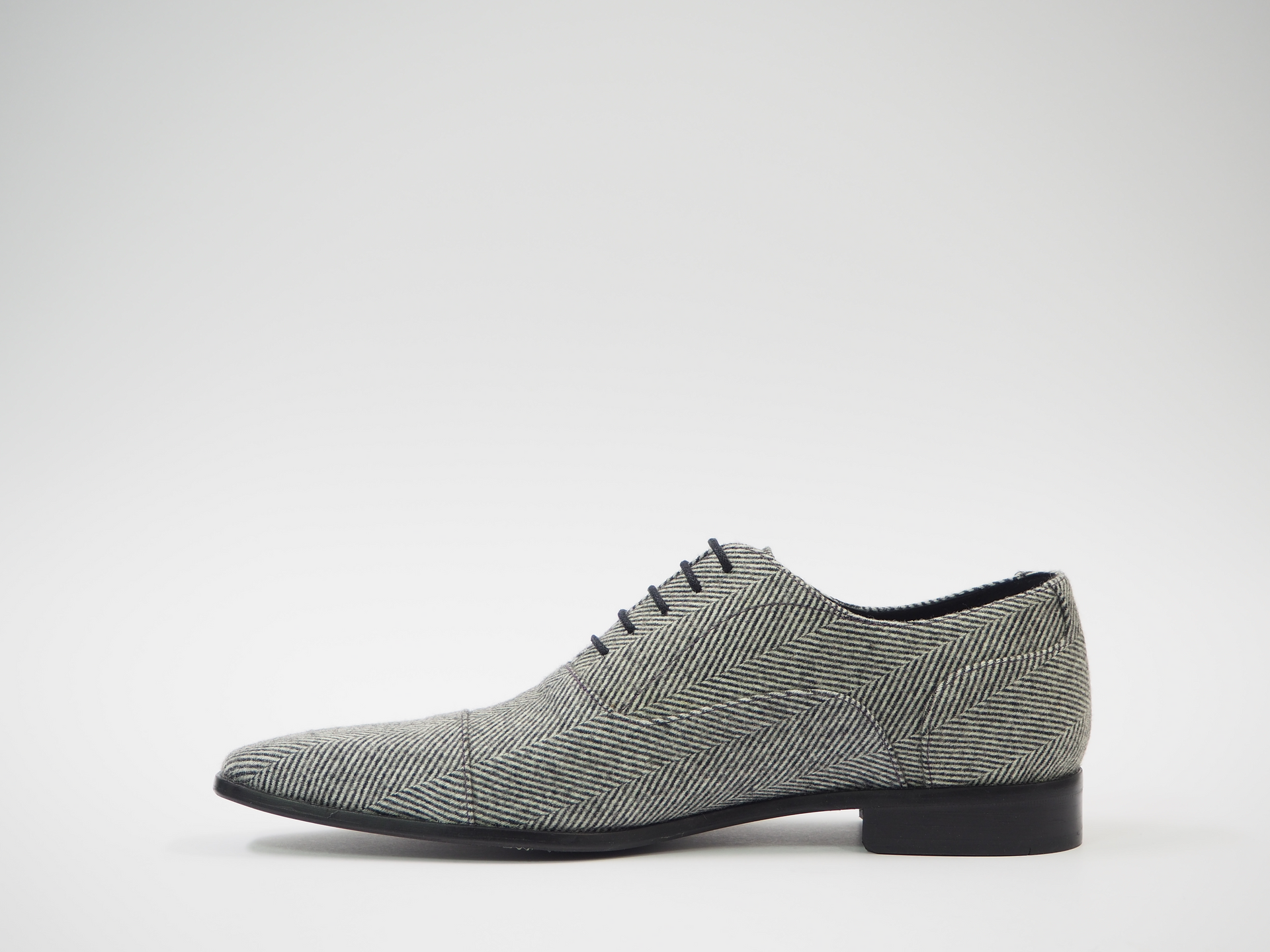 Gray & Black Herringbone Men's Dress Shoes + Belt – Ja Ja Genau