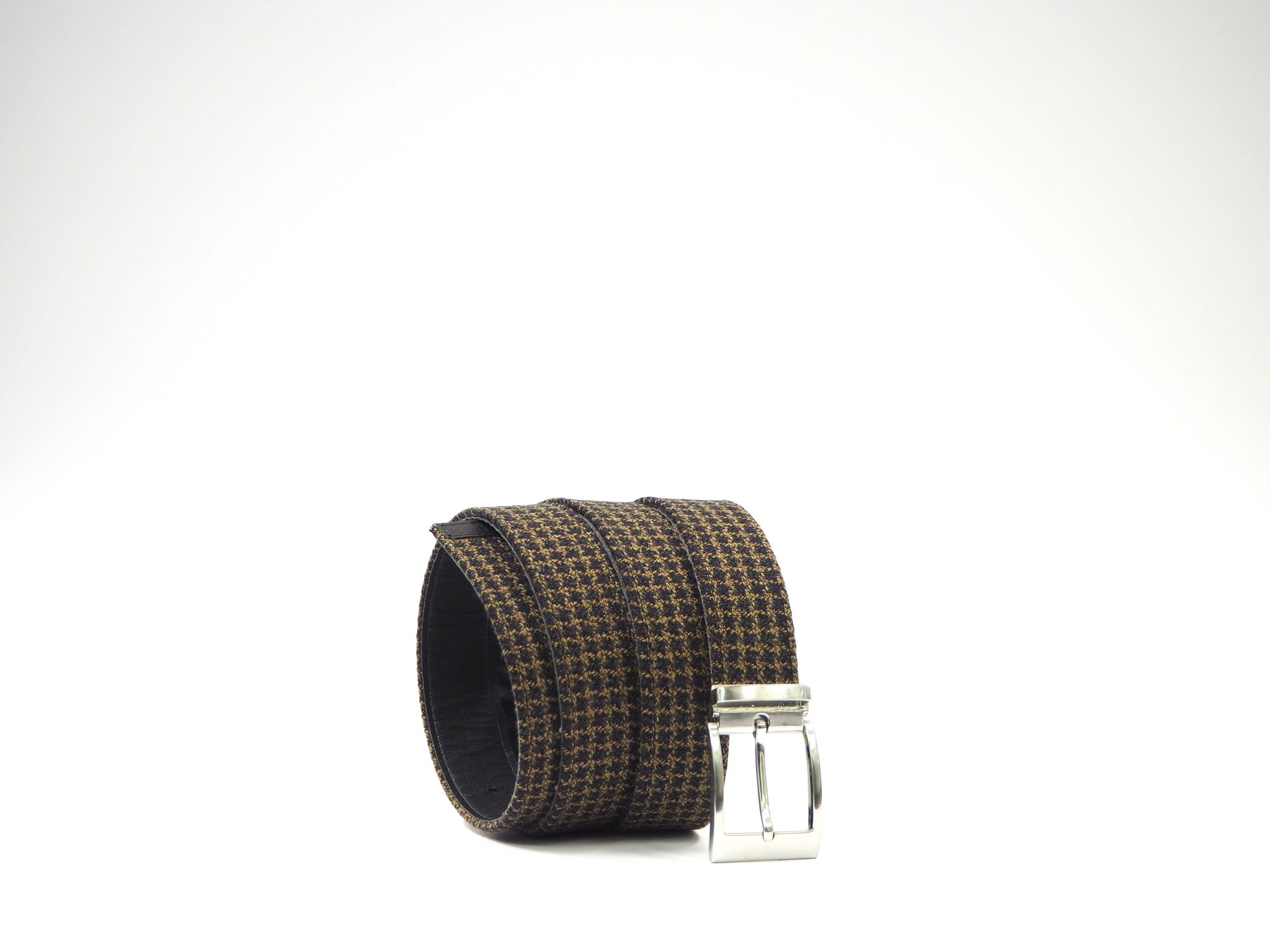 Size 45 - Gold & Black Tartan Oxford + Belt
