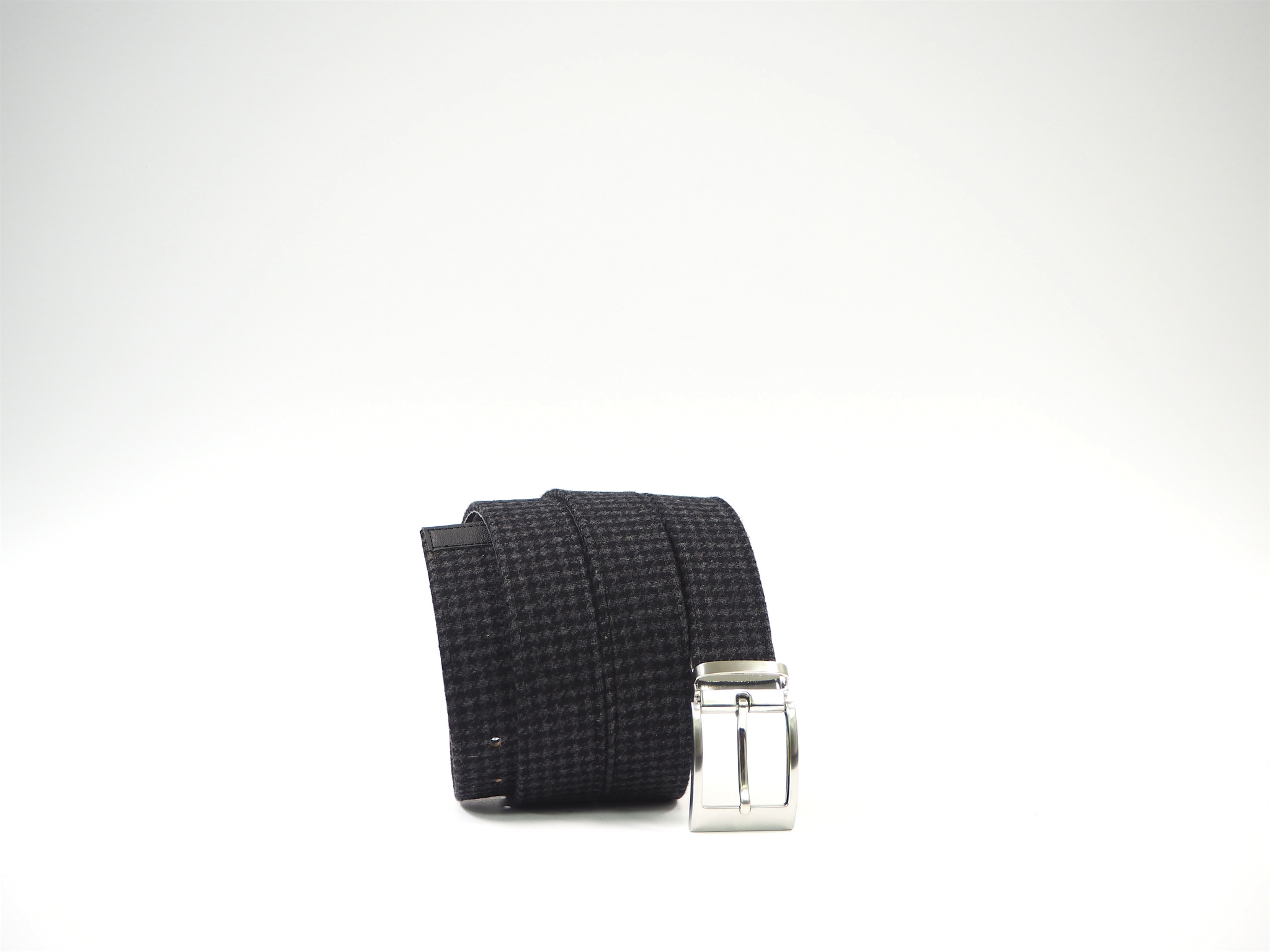 Size 45 - Gray & Black Pied de Poule Oxford + Belt