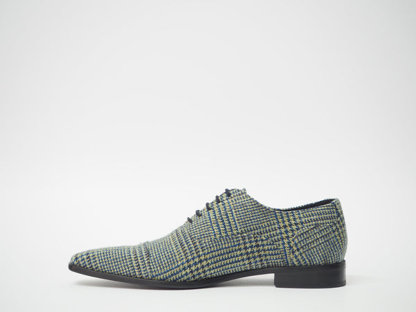 Size 43 - Turquoise-Olive Oxford + Belt