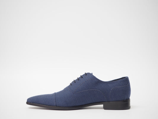 Blue Men's Dress Shoes + Belt