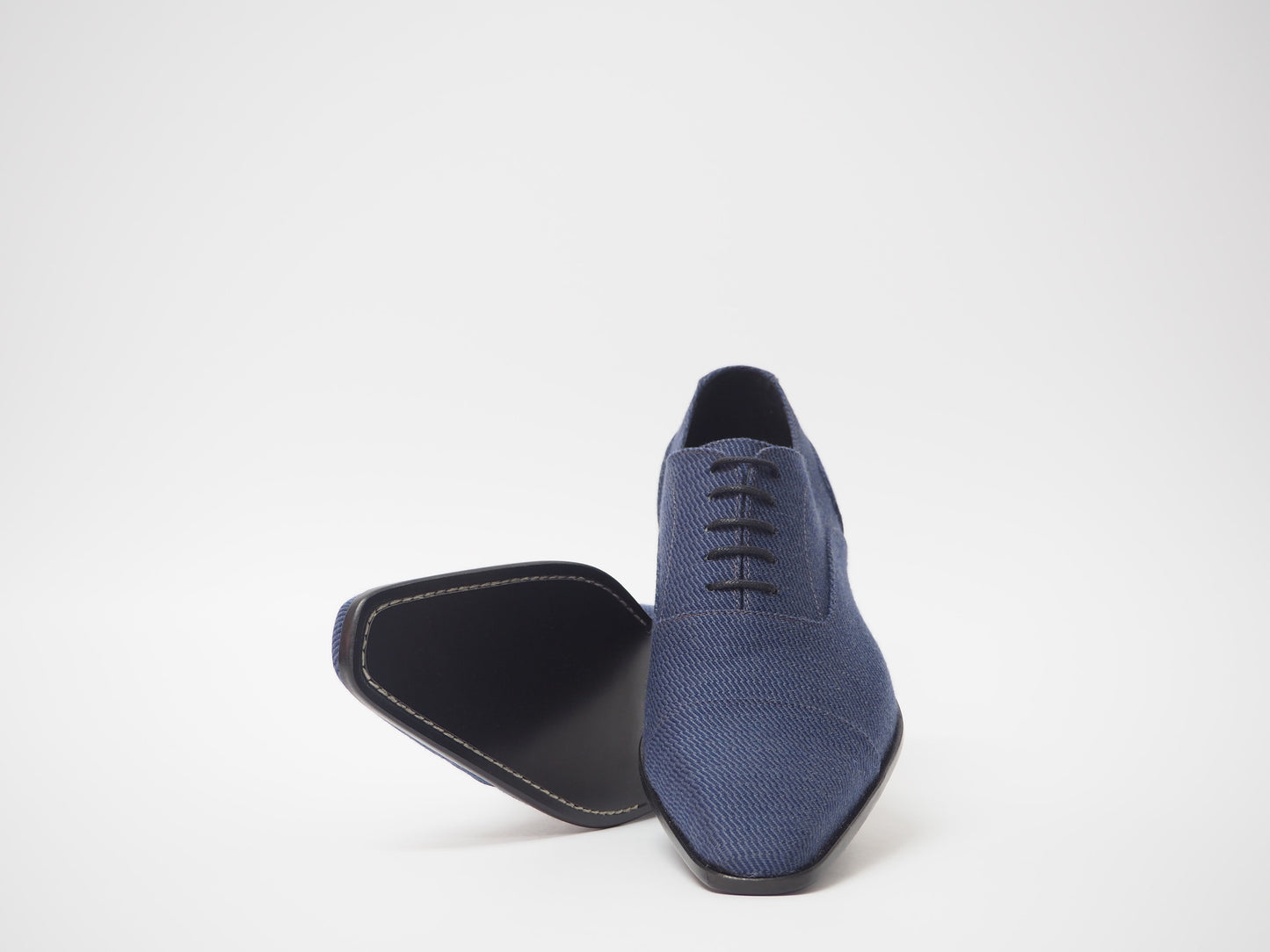 Blue Men's Dress Shoes + Belt