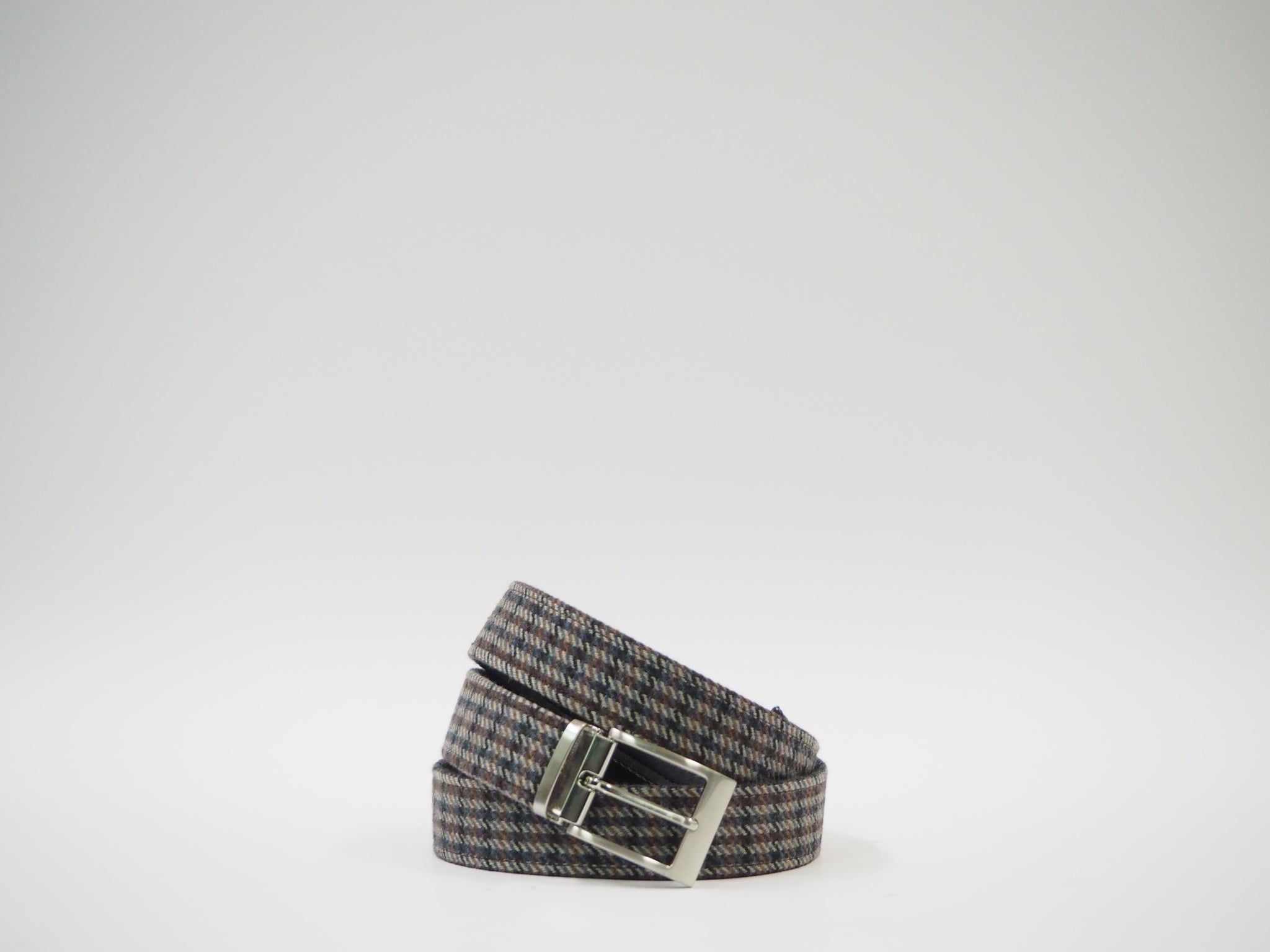 Size 44 - Multicolor Tweed Oxford + Belt
