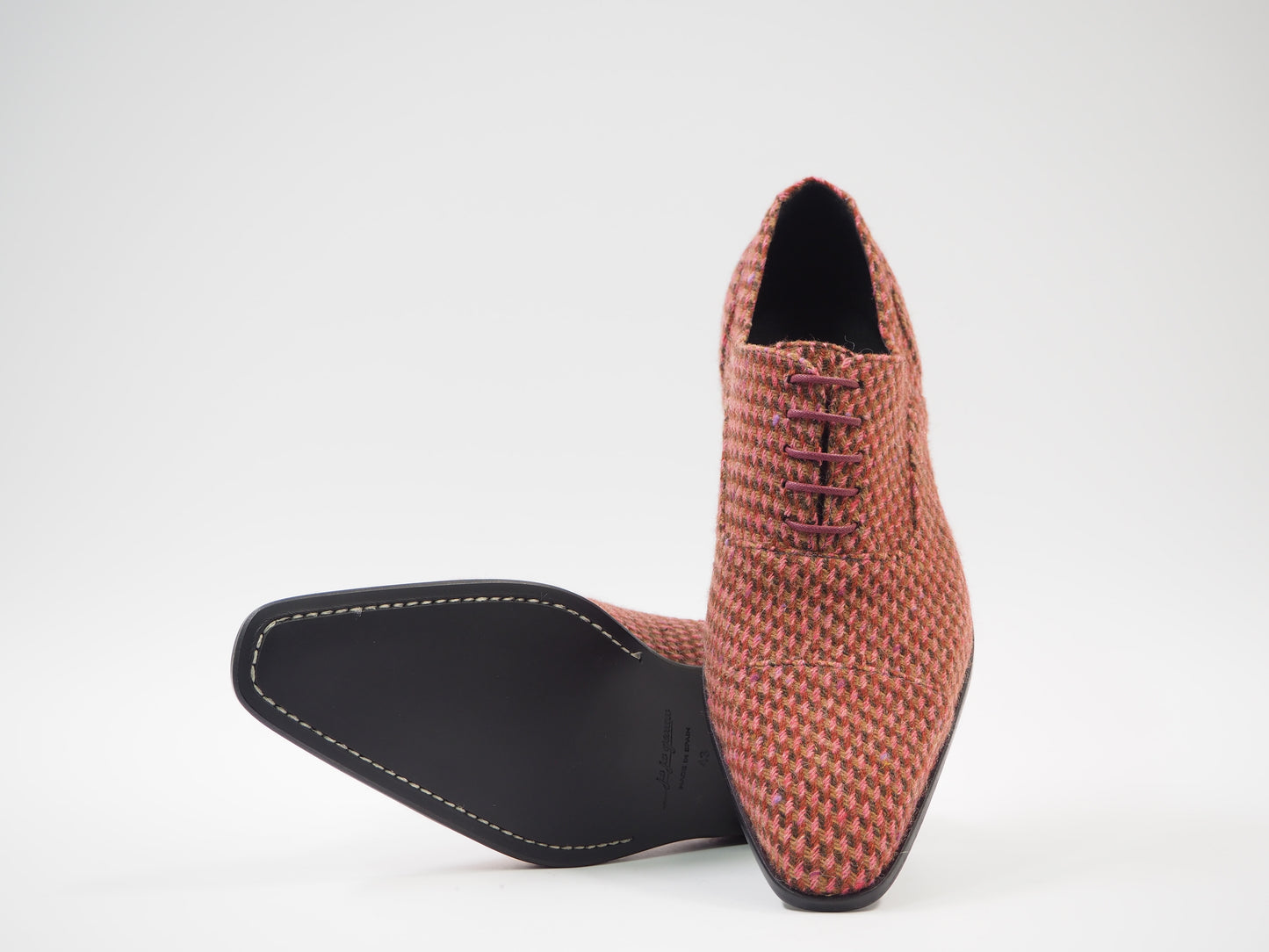 Pink & Red Men's Dress Shoes