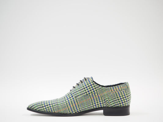 Olive & Blue Men's Dress Shoes + Belt